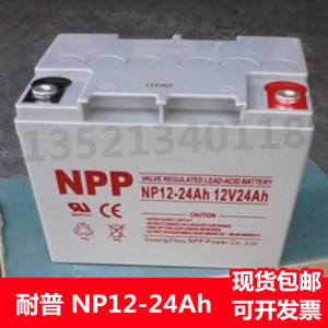 NPP耐普NP12-24Ah 12V2.3A17A38A65A100A200A环保设备UPS蓄电池