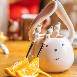 50芊佐旗舰店天猫水果牙签叉果盘可爱叉子卡通ins果叉创意叉吃儿童