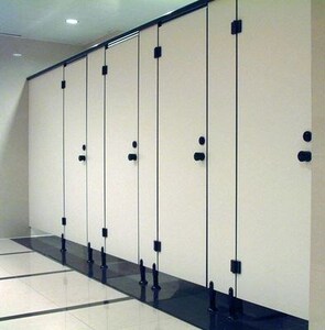 000人付款淘宝公共卫生间隔断厕所隔墙门板学校商场更衣浴室防水抗