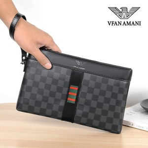 维方 阿玛尼男士手包真皮男包手拿包手提信封包牛皮手机皮包休闲