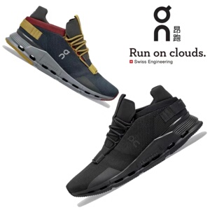 on昂跑男鞋潮流休闲慢跑轻量透气减震回弹cloudnova运动跑步鞋女