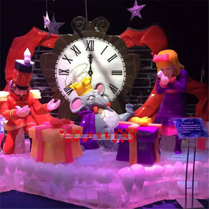 定制话剧演出手工摆件泡沫雕塑舞台道具童话主题展卡通玻璃钢美陈