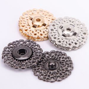 大衣暗扣扣子高档隐形双面羊绒暗扣大衣女金属按扣毛衣毛呢摁扣