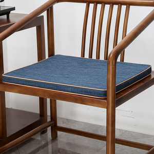 新中式圈椅坐垫红木官帽椅子软垫沙发座垫加厚海绵垫子太师椅屁垫