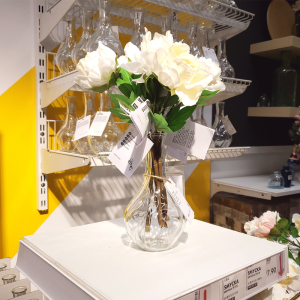 至爱baby宜家ikea维利斯塔花瓶家居装饰摆件玻璃瓶装饰用花瓶简约