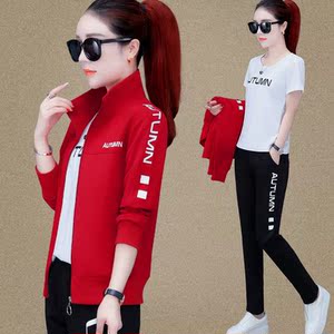 黑色运动服套装女阿迪达斯