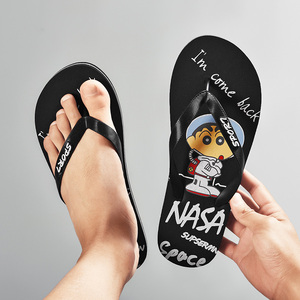 外穿个性创意搞怪男士卡通拖鞋男夏季ins潮流沙滩网红超火人字拖