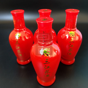 三江荞酒46度118mlx4瓶红瓶苦荞酒云南特产兰坪地方特色酒