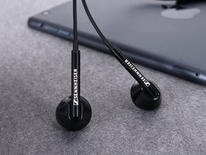 森海塞尔半入耳式有线耳机typec重低音运动降噪手机线通话带麦