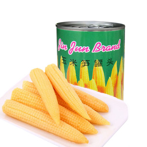 5罐漳州特产玉米笋罐头425ml粟米笋凉拌火锅配