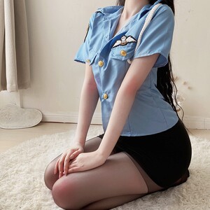 性感女警职业装水手制服诱惑角色空姐扮演情趣内衣激情挑逗套装骚