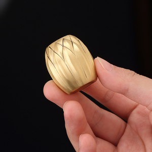 冠发紫砂茶壶盖碗盖子配件纯铜盖置陶瓷壶盖托茶具垫茶道零配茶垫