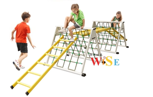 格乐普户外越野战道儿童体适能早教攀爬架爬网室内体能锻炼亲子