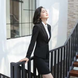 正装西服工作服时尚大学生西装工装职业套装女装职业装英伦风秋季