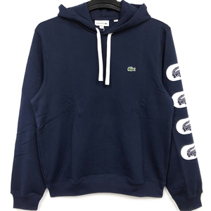 现货lacoste 法国鳄鱼男士春秋季全棉舒适连帽百搭休闲套头卫衣
