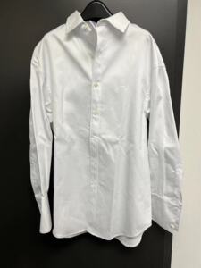 巴黎世家 波浪可乐logo字母印花长袖衬衫男白色衬衣女3人付款1720