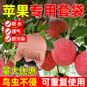 苹果专用纸套袋梨子芒果水果保护袋露天防虫防鸟防雨防水通用纸袋