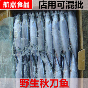 冷冻1-2号秋刀鱼20斤/件寿司烧烤食材精选深海秋刀鱼一份广东包邮