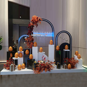 房地产售楼处美陈装饰砸金蛋台礼品道具交付堆头活动4s店dp点摆件