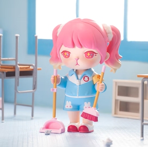 正版端盒低价popmart泡泡玛特bunny校园系列盲盒手办潮流创意礼物