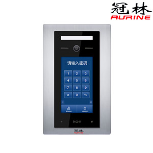 冠林可视对讲门前机gl8-r8v人脸识别门口机ml8-m81v门铃门禁r81s