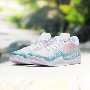 kobe mamba rage科比12代曼巴精神3篮球男鞋低帮zk4简版ad白彩虹5