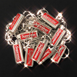 supreme 19ss metal lighter holster 打火机壳火机套钥匙扣项链