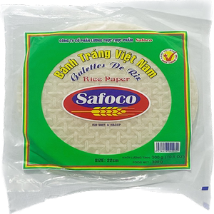包邮 越南SAFOCO米纸生吃春卷皮16公分200克东南亚特色美食小吃酱