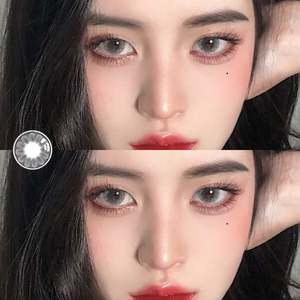 大梅花黛西灰美瞳大直径半年抛适合小眼睛cos正品舒服隐形眼镜wl