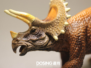 正版散货 正品 大号 仿真动物 恐龙 三角龙 实心PVC 模型摆件玩具