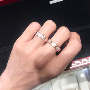 卡地亚满天星戒指满钻玫瑰