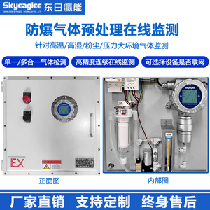 防爆型反应釜氧含量气体分析仪硫酸雾二氧化碳天然气管道监测系统