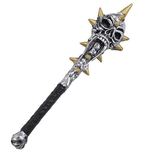 维乐多角色扮演万圣节装饰兵器道具整蛊动漫电影仿真骷髅狼牙棒