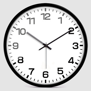 个性静音时尚简约挂钟创意客厅石英时钟经典数字卧室现代简单钟表