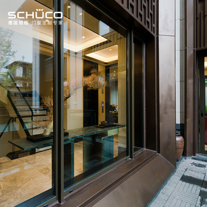 测量定金德国旭格门窗schueco断桥铝隔音隔热铝合金门窗定制