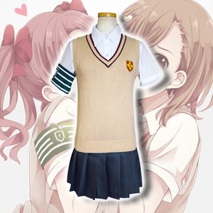 某科学的超电磁炮cosplay炮姐白井黑子御坂美琴常盘台校服cos制服