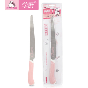 学厨KITTY面包刀304不锈钢日本进口吐司蛋糕土司切片刀烘焙工具