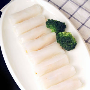 白玉虾卷虾仁卷海鲜肠粉酒店饭店方便菜面点速冻食品