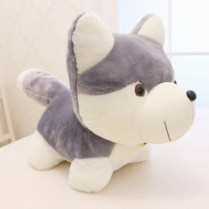 大狗毛绒玩具哈士奇