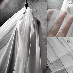 网纱布布料透明纱蕾丝