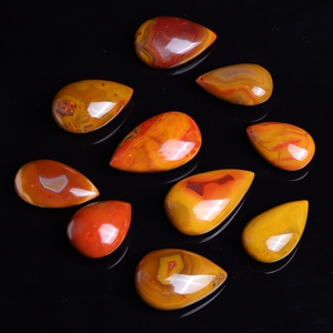 七宝水晶天然战国红玛瑙水滴吊坠男女款挂坠情侣项链挂件饰品礼物