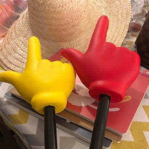 久拓指东往西不听指挥手指棒手势棒快乐大本营跑男趣味游戏道具