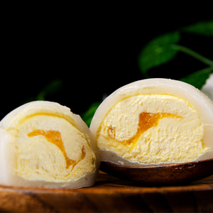 2022上新乐肴居冰皮麻薯芒果味甜品大福糯米团子休闲下午茶麻糬牛