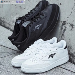 REEBOK/锐步 CLUB C 85情侣款复古简约经典运动休闲小白鞋板鞋