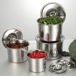 饭店调料罐厨房用品调料缸餐馆面馆味盅不锈钢调味调料盒商用摆摊