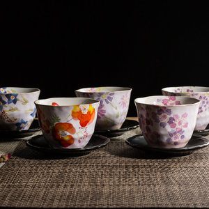 爱陶AITO美浓烧日本原产进口抚松庵系列日式陶瓷茶杯托茶具办公室