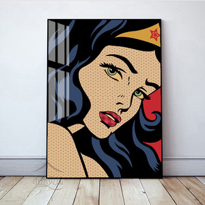 美式挂画popart复古波普艺术神奇女侠wonder woman创意个性装饰画