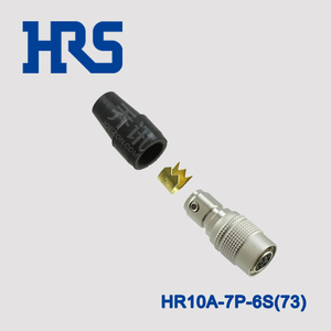 HR10A-7P-6S(73) HRS广濑圆形连接器 HRS航空插头HR10系列6芯镀银