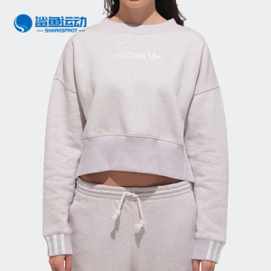 Adidas/阿迪达斯正品三叶草 Coeeze CR 女装套头圆领卫衣 DU2343