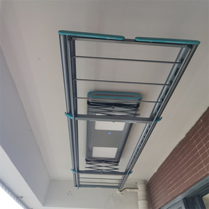 恋晴正品阳台电动晾衣架遥控自动升降多功能智能凉晒衣架深圳安装